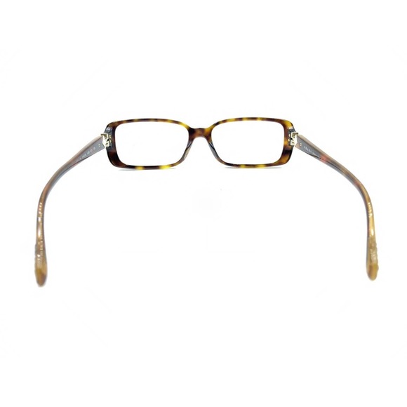 Prada VPR 11N AB6-1O1 Tortoise Brown Gold Eyeglasses Frames 54-16 135 Italy - Picture 5 of 12